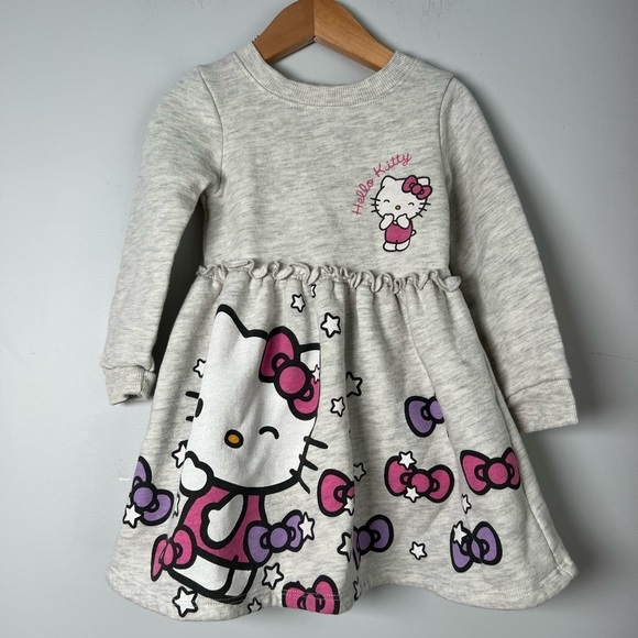 Hello Kitty Other - Hello Kitty Dress Long Sleeve Cozy 2T Girls